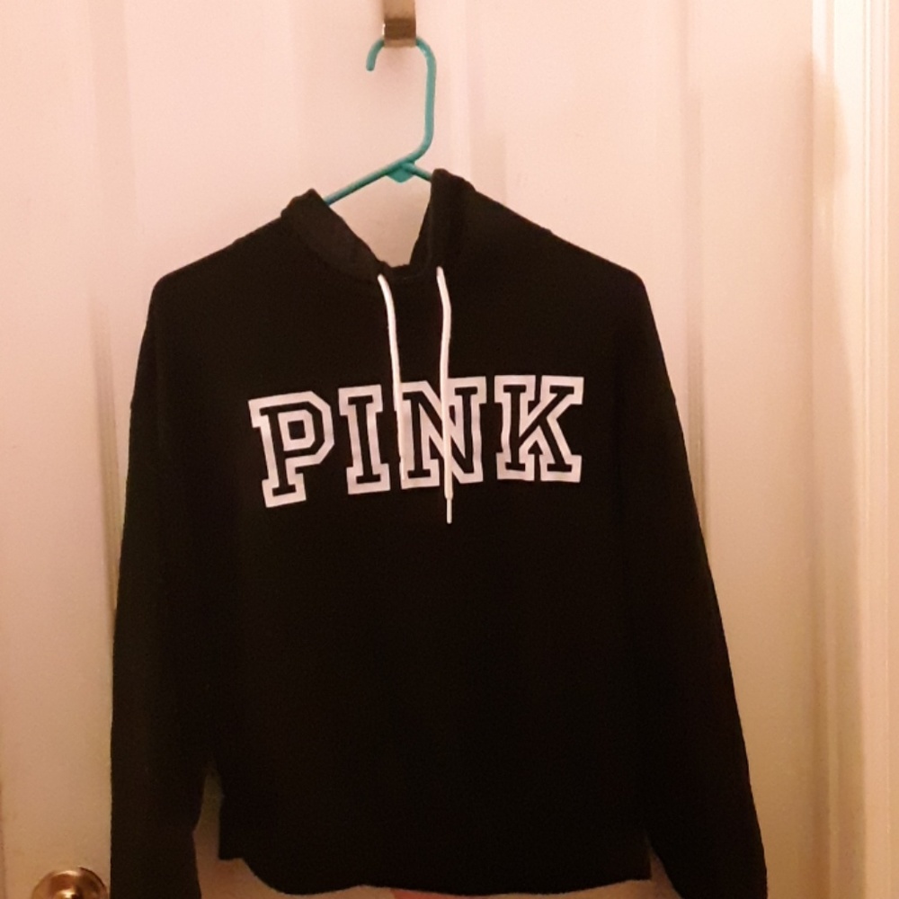 Black pink hoodie